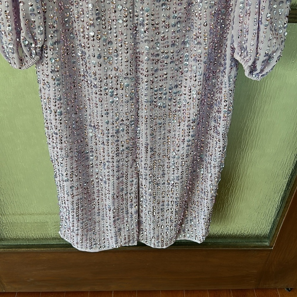 Mac Duggal 10764 Long Sleeve Cocktail Dress
In Lavender size 6 NEW $397 soldout - Picture 13 of 17